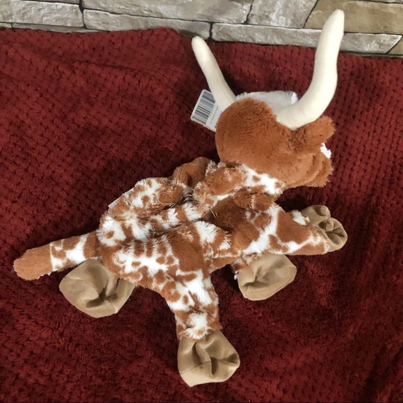 BuildABear Toys Nwt Buildabear Longhorn Cow Plush